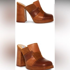 BRAND NEW VINTAGE STEVE MADDEN PATCHWORK MULES